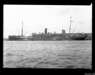 SS SOMALI berthed at No 1 East Circular Quay on Monday 24 February 1919