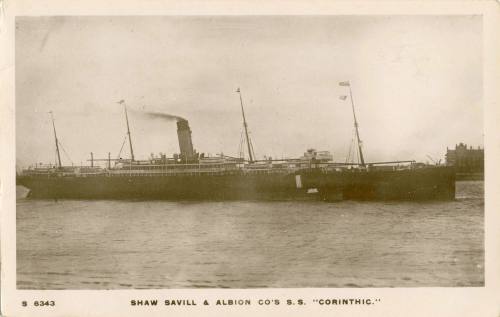 Shaw Savill and Albion Co's SS CORINTHIC