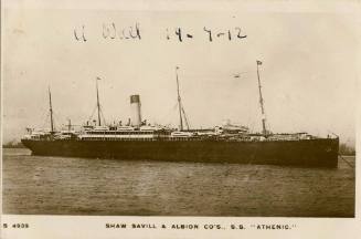 Shaw Savill and Albion Co's SS ATHENIC