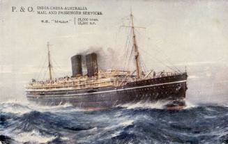 P&O  India-China-Australia mail and passenger services SS MALOJA