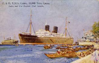 P&O RMS CORFU 15,000 tons gross.  India and Far Eastern Mail Service