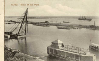 Suez - view of the port