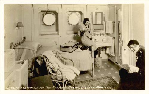 Outside Stateroom for two persons - Oceanic Liner MONTEREY