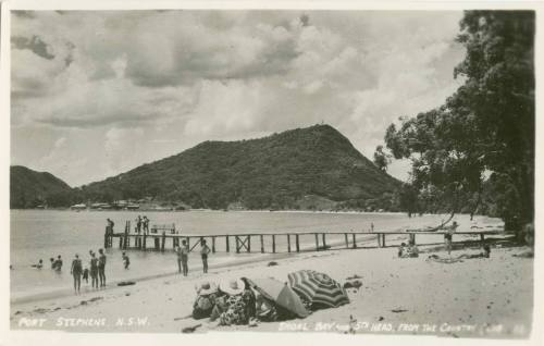 Port Stephens, New South Wales - Shoal Bay and South Head from the country club