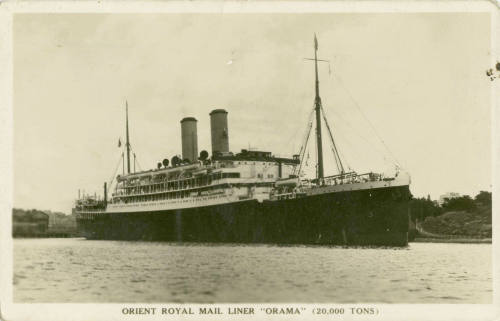 Orient Royal Mail Liner ORAMA (20,000 tons)