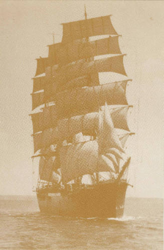 Four masted barque PASSAT - Museum ship and youth camp West Germany
