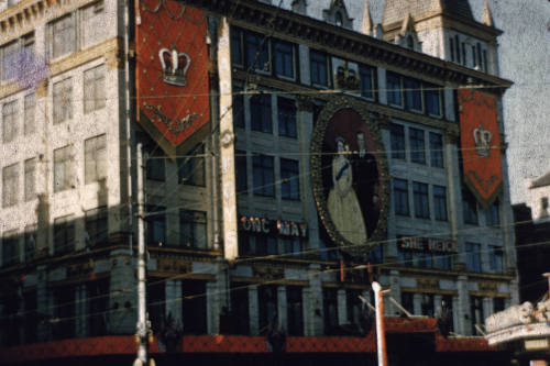 Mark Foy's storefront decorations