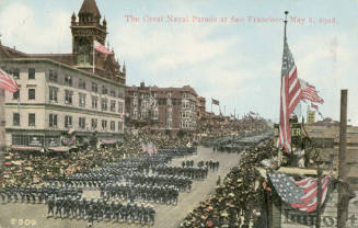 The Great Naval Parade at San Francisco, 8th May 1908