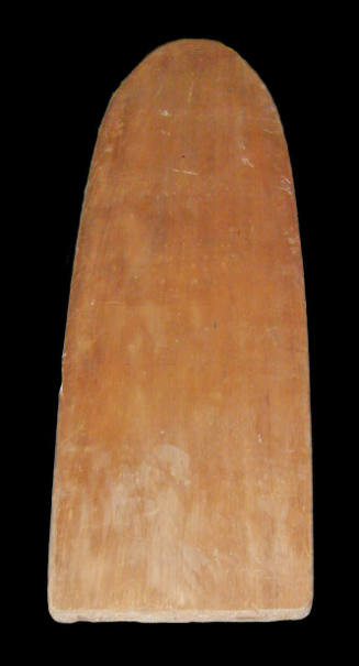 Redwood surfboard used by William Cavanagh