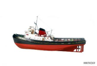 Builder's ship model of tug ELTON GRIFFIN