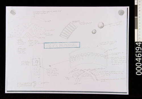 Concept design for the SIEV X National Memorial in Canberra, by Ellise Valeri, Annabel Campbell, Sascha Kouvelis and Genevieve Maybury