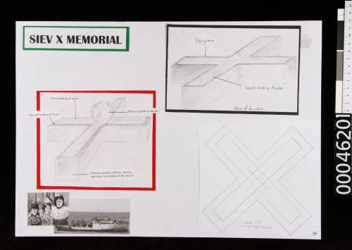 Concept design for the SIEV X National Memorial in Canberra by Rebecca Mules