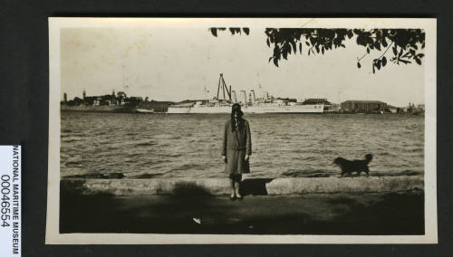 HMAS AUSTRALIA at Garden Island Sydney Harbour