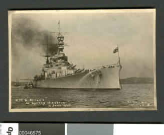 HMS RENOWN in Sydney Harbour