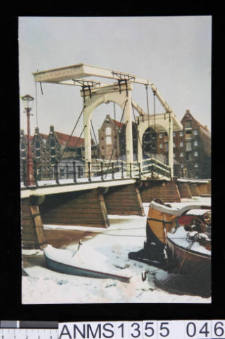 Winter scene of Old Amsterdam, Holland