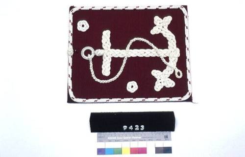 Anchor design ropework and knot sample made by unknown dock worker