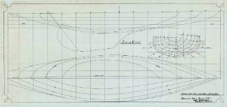 Lines plan of 29 foot vessel