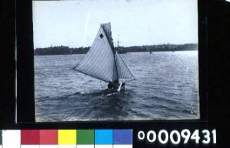 Canvas dinghy Sydney Harbour