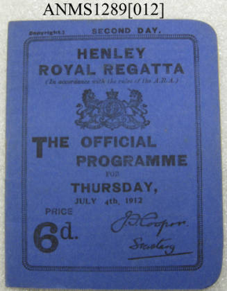 Henley Royal Regatta Official Programme