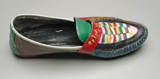 Left shoe worn by Harold Tanner (Poncho)
