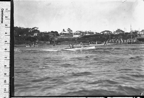 Motorboat from St George Motor Boat Club, on Botany Bay.