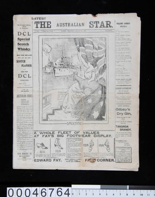 The Australian Star - the American Great White Fleet edition 20 August 1908