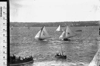 18-footers under sail, Sydney Harbour