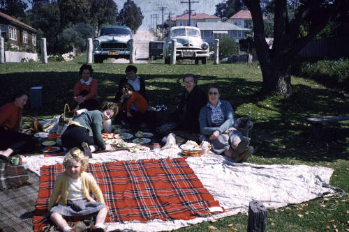 Picnic lunch at Toronto slide