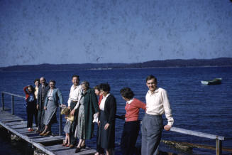 Lake Macquarie pier slide