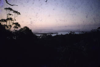 Sunset over Lake Macquarie slide