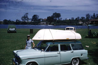 Car with boat on roof Shoalhaven Nowra slide