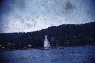 Sailboat TEAL under sail