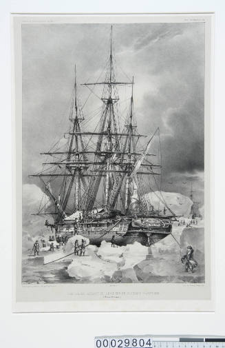 L'Astrolabe faisant de l'eau sur un glacon, 6 Fevrier 1838