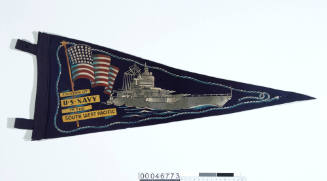 Souvenir pennant of US Navy in the South West Pacific