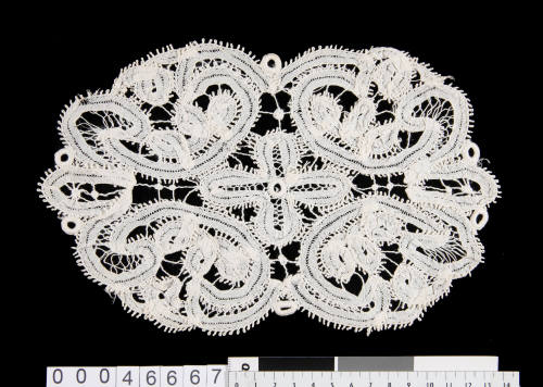 Battenberg lace doily