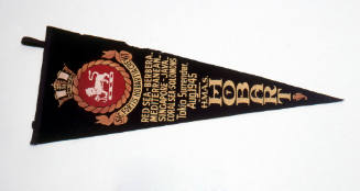 Honours pennant from HMAS HOBART