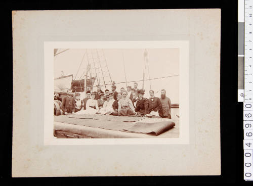 Missionary party aboard the SS MORESBY