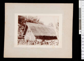 Thatched chapel at Roviana in the Solomon Islands