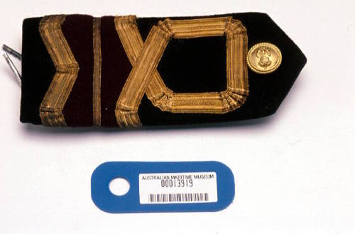 RANVR Lieutenant Commander shoulder board : Norman Warren Waterhouse