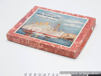 Victory wood jigsaw puzzle of the P&O Liner STRATHNAVER
