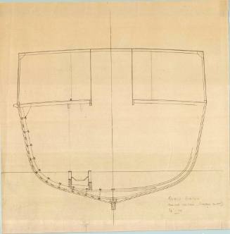 Plan of midship section SEAFOY