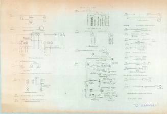 Plan of circuit drawings from a 72 foot Bradford vessel