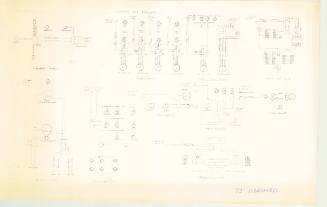 Plan of circuit drawings from a 72 foot Bradford vessel