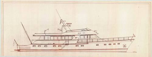 Plan of NELSON featuring one drawing of a rig