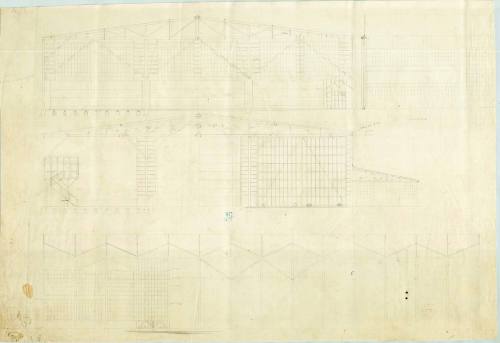 Unsigned plans of the Halvorsen factory prepared for Lars Halvorsen & Sons Ltd