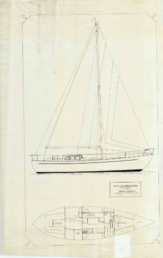 Trygve Halvorsen plan for aluminium sloop