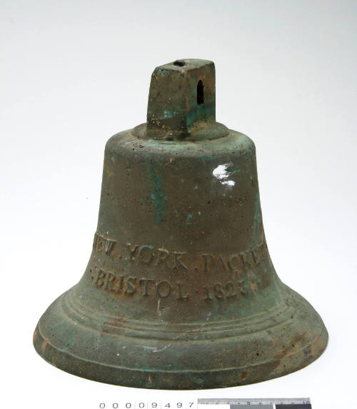 Ship's beland clapper from NEW YORK PACKET