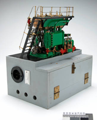 Model of triple expansion marine surface condensing steam engine