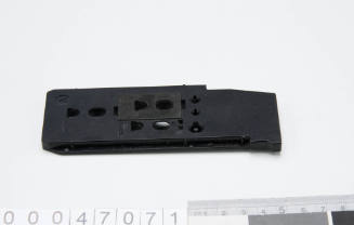 Black plastic piece for water proof handycam casing taken on LOT 41