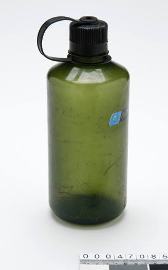 Plastic drink bottle used by Justin Jones on LOT 41 voyage